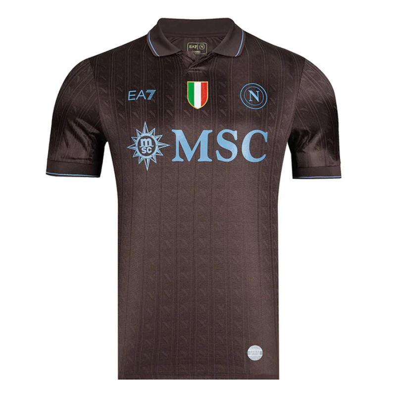 Maglia Gara SSC Napoli 2025/26 Terza Versione Giocatore – Colore Caffè